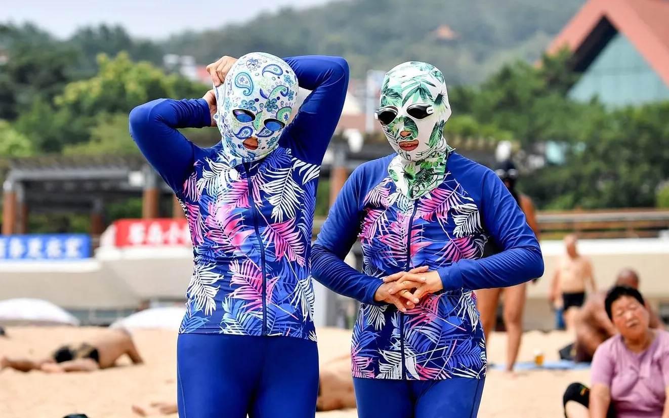 Le facekini et la protection solaire en Chine