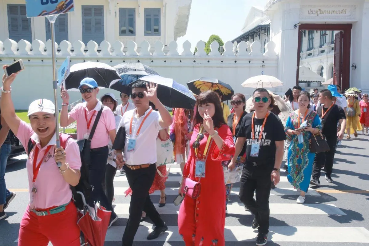 Les touristes chinois en Thaïlande